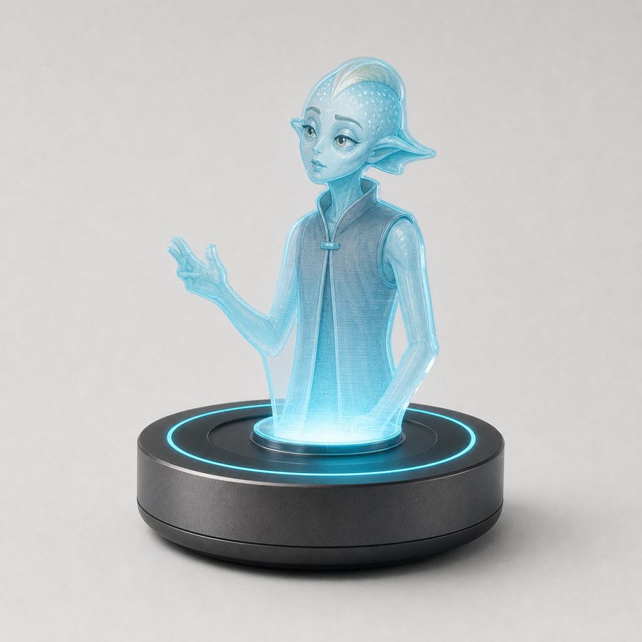 Product image of the Holo-Emitter Lamp